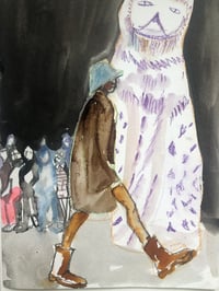 Image 1 of Catwalk Illustration Loewe Mens SS25 One Big Cat