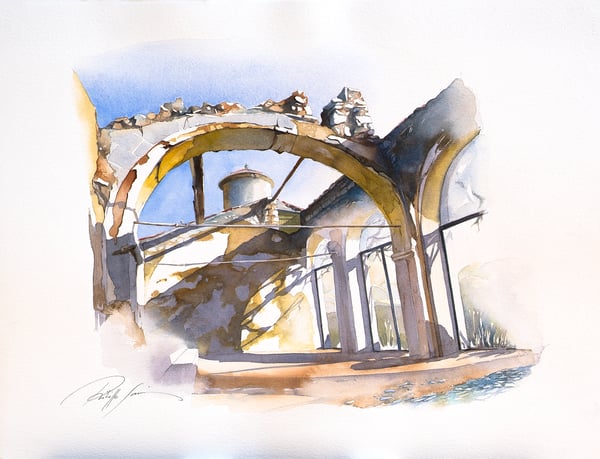 Image of Landscapes of Provence - Orangerie arche