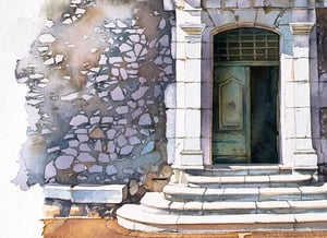 Image of Landscapes of Provence - Château porte 