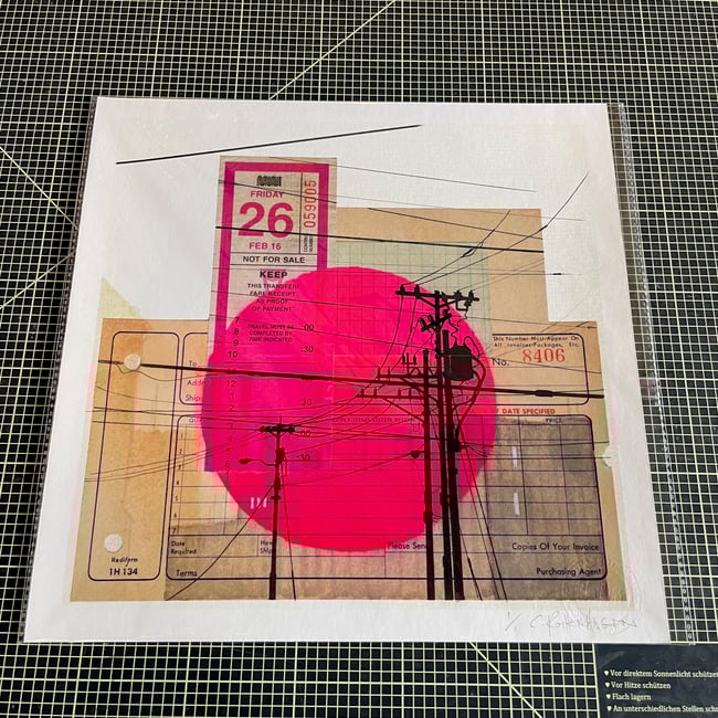 "SF / MUNI" | HAND FINISHED Giclée Print | 1/1