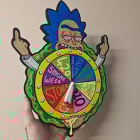 Image 3 of Rick 420 wood cutout 