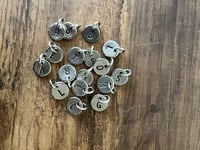 Image 2 of Hello Horse Initial Pewter Keyring 