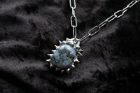 Image 1 of Dead Good Spikey moss agate necklace