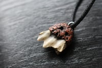 Image 5 of Dead good naturally stained tiny sheep tooth necklace