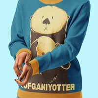 Image 4 of NEW! Sufganiyotter Knit Hanukkah Sweater