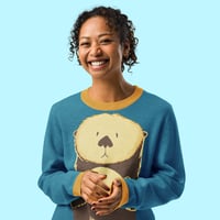 Image 3 of NEW! Sufganiyotter Knit Hanukkah Sweater