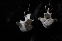 Image 5 of Dead good smaller sheep vertebrae earrings