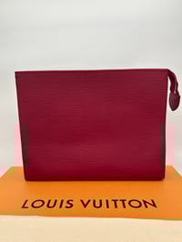 Image 1 of Louis Vuitton Toiletry Pouch 26 Fuschia Epi Leather