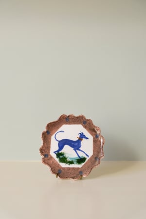 Image of Running Whippet - Small Plate