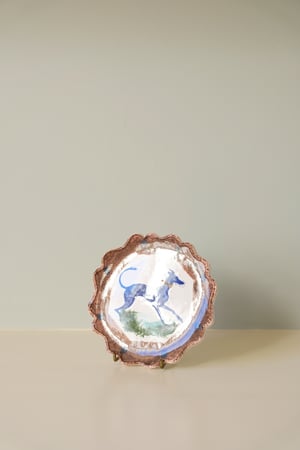 Image of Running Whippet - Small Plate