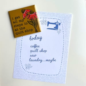 Image of Quilt Shop Steps - Magnet Pack
