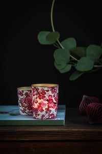 Image 1 of Tealight holders, set * Japan * Bordeaux