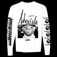 Image 1 of APHEX TWIN "DRUKQS" WHITE LONGSLEEVE ***PRE-ORDER***