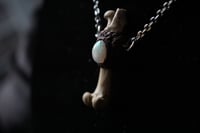 Image 1 of Dead Good Guinea pig and opal necklace