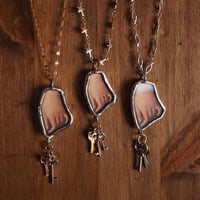 Image 1 of Hand & Key Necklace 