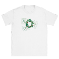 Christmas Wreath Illustrated Tee