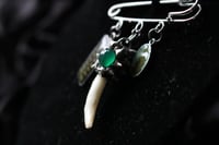 Image 1 of Dead good spikey teeth and leaf brooch