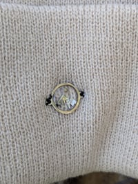 Image 2 of Men's Beige Mountain and Mustard Seed Beanie