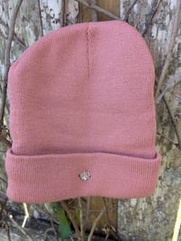 Image 1 of Dusty Rose Mountain and Mustard Seed Beanie