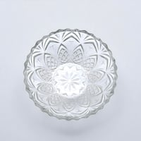 Image 6 of Coupelle - ramequin ancien en verre pressé - Décor d'ananas - milieu  XXᵉ