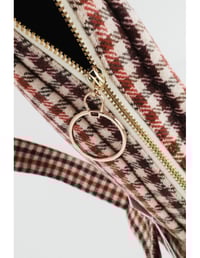 Image 3 of Bolso Bastille Cuadros Marrón