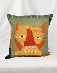 Image 1 of Scary Monster [green] Cushion Cover