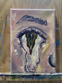 Image 2 of "Pulling" 5"x7" Painting 