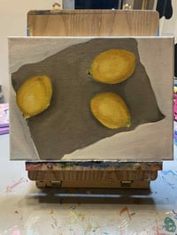 Image 2 of "Lemon Study #1" 9"x12" Painting 