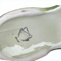 Image 10 of Vase italien en céramique polychrome vintage biches et fleur - ICAP - Italie -  XXe