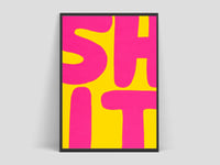 Image 1 of David Shrigley - Shit, Fine Art Giclee Print, Funny Poster
