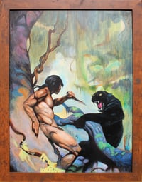 'Black Panther' By Frank Frazetta Mastercopy