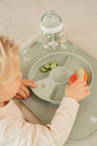 Image 2 of Plato con divisiones Little ducth