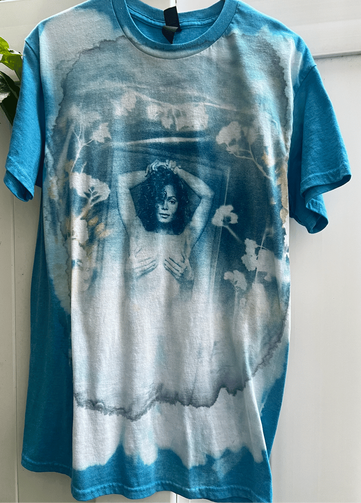 Image of Janet Jackson Cyanotype T-Shirt