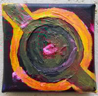 Image 1 of Sean Worrall - Ten:1144 (What Exactly?) – 20th Oct 2025 - 10x10cm, acrylic on canvas