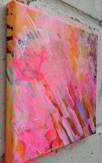 Image 2 of Sean Worrall - We Are Gathered Here... (November 2025) - Acrylic on canvas, 20x20cm 