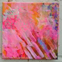 Image 1 of Sean Worrall - We Are Gathered Here... (November 2025) - Acrylic on canvas, 20x20cm 