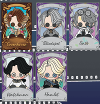 Image 3 of IDV Plush Baby style Character Cards - The Embalmer
