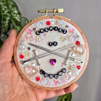 Image 1 of Enemies To Lovers - bead embroidery