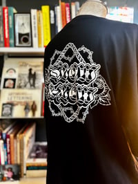 Image 2 of 2025 Roses and Links Graphic Tee (Black)
