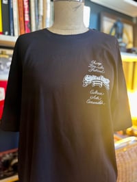 Image 3 of 2025 Roses and Links Graphic Tee (Black)