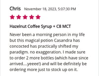 Image 6 of Pumpkin Vanilla Coffee Syrup