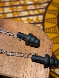 Image 2 of Fern Ear Plug Earrings