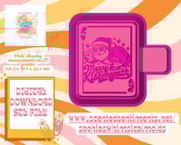 Image 2 of Merry Kiss Poker Card Mold|Housing Mold Maker STL File for Freshies|Candle|Aroma Beads|Freshie Mold