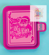 Image 1 of Stop Starring Poker Card Mold|HousingMoldMakerSTLFile for Freshies|Candle|Aroma Beads|Freshie Mold