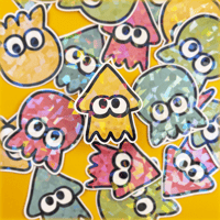 Image 1 of SQUID FORM STICKER