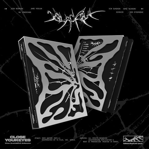 Image of [PRE-ORDER] CLOSE YOUR EYES ‘blackout’ (blackout ver.)