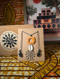 Image 1 of Bali Cowrie Shell Ear Plug Necklace