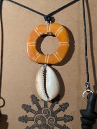 Image 2 of Bali Cowrie Shell Ear Plug Necklace