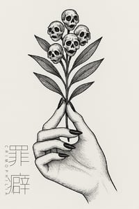 Image 2 of 骨之花牛皮紙貼紙