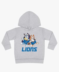 Blue dog X Detroit football adult t-shirt, crewneck or hoodie